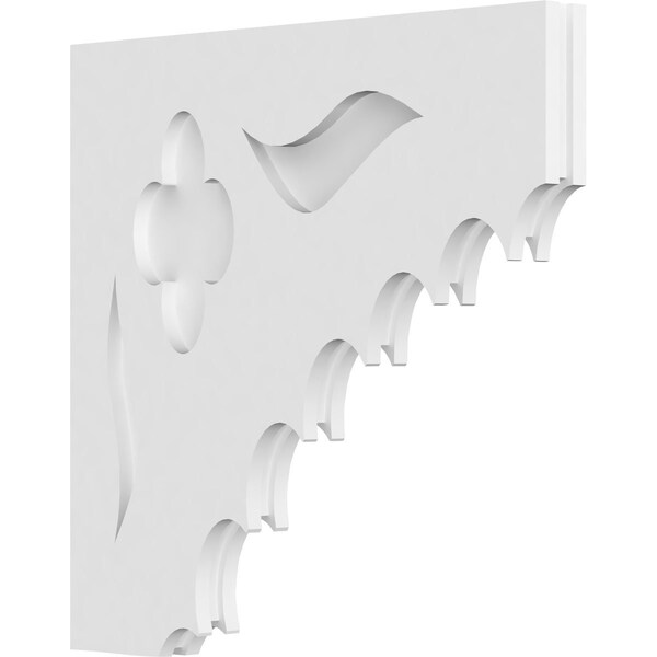Ekena Millwork Wellington Architectural Grade PVC Corbel, 1 7/8"W X 20"D X 20"H CORP01X20X20WE - main